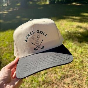 Après Golf Trucker Hat Black White Dark Green Martini Otto Cap